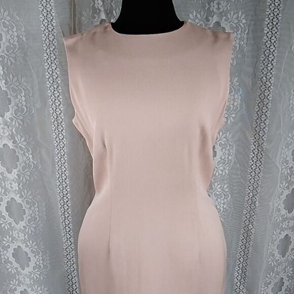 Elegant Sleeveless Land's End Direct Mirckants Pale Pink Women Regular Dress Sz8 - Picture 3 of 12